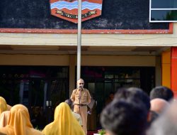 Pimpin Apel Gabungan Pemkab. Agam, Asisten III Ingatkan Tentang Disiplin dan Tanggungjawab ASN
