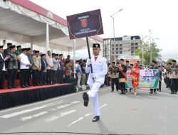 Pawai Ta’aruf MTQN Sumbar ke-XLI, Kafilah Agam Tunjukkan Semangat Berkompetisi