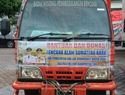Kabupaten Tebo Kirimkan 9 Truk Bantuan Sembako Untuk Warga Terdampak Bencana di Agam