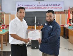 Peduli Korban Bencana, Human Initiative Serahkan Bantuan Kemanusiaan Ke Pemkab Agam