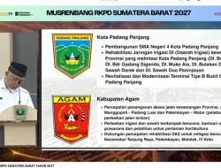Benni Warlis Suarakan Prioritas Infrastruktur dan Pertanian di Musrenbang Sumbar 2027