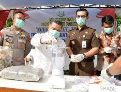 Bupati Agam Komit Perangi Narkoba, Dominasi Kasus Dari 76 BB Perkara Yang Dimusnahkan Kejaksaan