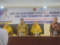 Pemkab Agam Perkuat Ketangguhan Mental SDM Pendamping Anak Melalui Bimtek Trauma Healing