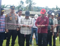 Bupati Agam Resmikan Lapangan Sepak Bola H M Kasmir dan Buka Turnamen H M Kasmir Cup I