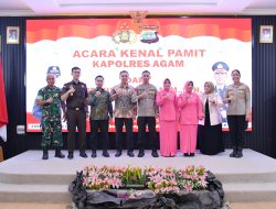Pisah Sambut Kapolres Agam, Wabup Tekankan Pentingnya Sinergitas