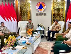 Percepatan Pembangunan Huntap, Bupati Agam Kunjungi BNPB