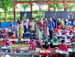 Bunda PAUD Agam Hadiri Lomba Mewarnai Tingkat TK/PAUD
