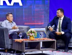Bupati Agam Bahas Rehabilitasi Sekolah Pascabencana Bersama Dandim di TVRI Padang