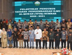 Bupati Agam Hadiri Pelantikan Pengurus YPIQ Sumbar Periode 2026-2031