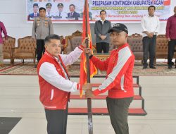 Bupati Benni Warlis Lepas Kontingen Agam, Targetkan Prestasi Terbaik di Porprov XVI