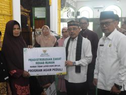 Baznas Agam Salurkan Bantuan Rp360 Juta Untuk 122 Penerima di Enam Kecamatan